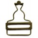 17398 Dungaree Fastener SZ40/old brass/1 pc.