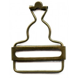 17398 Dungaree Fastener SZ40/old brass/1 pc.