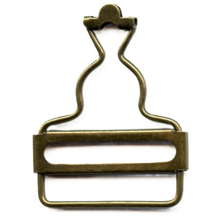 17398 Dungaree Fastener SZ40/old brass/1 pc.