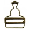 17398 Dungaree Fastener SZ40/old brass/1 pc.
