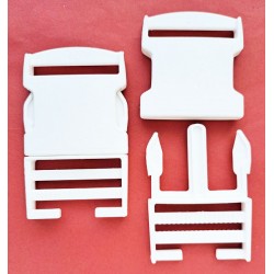 Užsegimas plastikinis 40mm art. 40BIS baltas/1vnt.