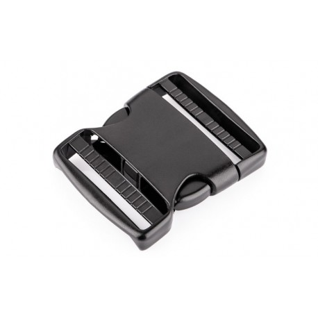 Plastic Buckle Dual Adjustable art. 165/50 mm/Black/1 pc.