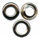 Eyelets 17 mm stainless without welt/silver/20pcs.