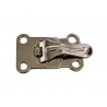 Fur Clasp art.068 nickel/1 pc.