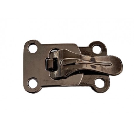Fur Clasp art.068, black nickel/1 pc.