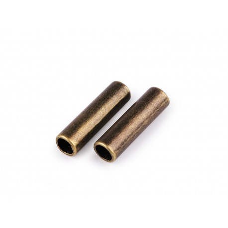 Metal End for Cord 27x7.7x5.6mm old brass/1pc.