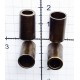 Metal End for Cord 15x9x5.5mm old brass/1pc.