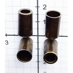 Metal End for Cord 15x9x5.5mm old brass/1pc.
