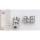 Metallic Bead art.DP-073, 6x3.5mm, silver/1 pc.