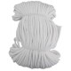 Virvė pinta medvilninė 5 mm 0003-balta/1m