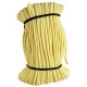 Cotton braided cord 5 mm color 1605-yellow lemon/1 m