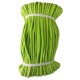 Cotton braided cord 5 mm, color 1614-light green/1 m