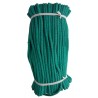 Cotton braided cord 5 mm, color 1626-dark mint/1 m