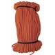 Cotton braided cord 5 mm, color 1612 - orange/1 m
