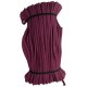Cotton braided cord 5 mm, color 1622-bordeaux/1 m