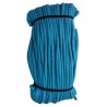 Cotton braided cord 5 mm, color 1624-turquoise/1 m