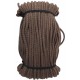 Cotton braided cord 5 mm, color 1629-brown/1m