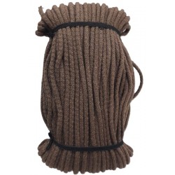 Virvė pinta medvilninė 5 mm, spalva 1629 - ruda/1m