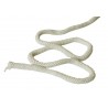 Cotton braided cord 9 mm soft ecru/1m