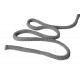 Cotton braided cord 9 mm soft  flax color/1m