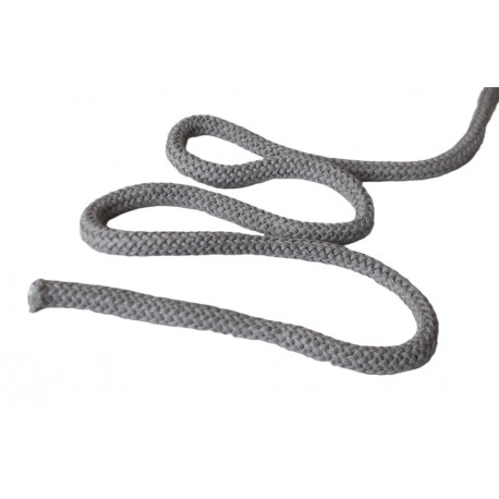 Virvė pinta medvilninė 9 mm minkšta lino spalva/1m