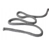 Cotton braided cord 9 mm soft  flax color/1m
