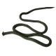 Cotton braided cord 9 mm soft  color khaki/1m