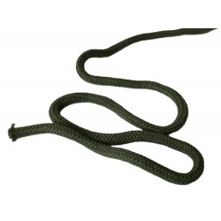 Virvė pinta medvilninė 9 mm minkšta chaki spalva/1m