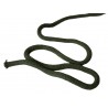 Cotton braided cord 9 mm soft  color khaki/1m
