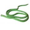 Cotton braided cord 9 mm soft  green lemon color/1m