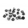 Binding Screw Posts art.880232, 10x5.5 mm, black nickel/10pcs.