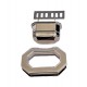 Turn Lock Clasp art.609/30mm nickel/1 pc.