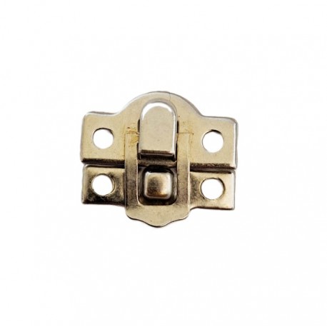 Užsegimas metalinis dėžutėms 24 x 21 mm, nikelis