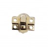 Užsegimas metalinis dėžutėms 24 x 21 mm, nikelis