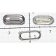 Eyelets of steel oval 16mm nickel/20pcs.