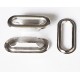 Eyelets of steel oval 20mm nickel/20pcs.
