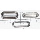 Eyelets of steel oval 25mm nickel/20pcs.