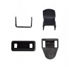 Trouser Hooks 4 parts, black/1 pc.
