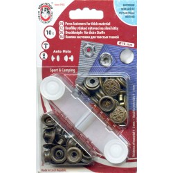 Spaudžių rinkinys "Auto Moto 15"/žalvaris, graviruota/10vnt.