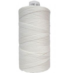 Flax Yarn LENO 40, 100 % linen, white color, 500 m