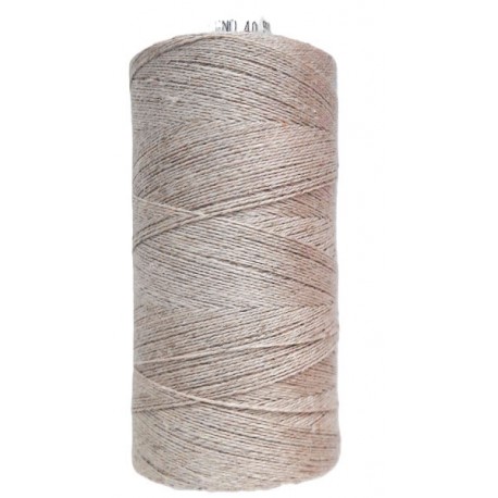Flax Yarn LENO 40, 100 % linen, natural color, 500 m