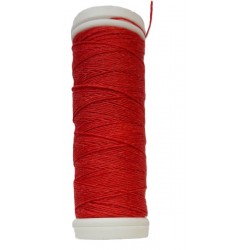 Flax Yarn LENO 40, 100 % linen, red color, 70 m
