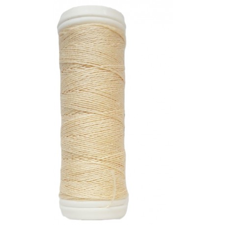 Flax Yarn LENO 40, 100 % linen, cream color, 70 m