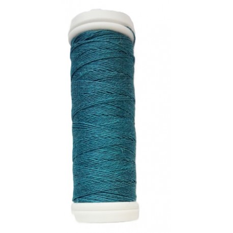 Flax Yarn LENO 40, 100 % linen, turquoise color, 70 m