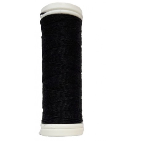 Flax Yarn LENO 40, 100 % linen, black color, 70 m