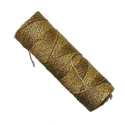 Metalizuotieji siuvinėjimo siūlai "Zlatka", aukso spalva/100m