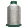 Metallized Threads for machine embroidery  "IRISMET", color 3995 - silver/1000 m
