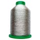 Metallized Threads for machine embroidery  "IRISMET", color 3996 - dark silver/1000 m