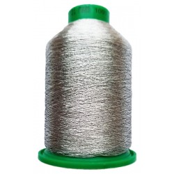 Metallized Threads for machine embroidery  "IRISMET", color 3996 - dark silver/1000 m