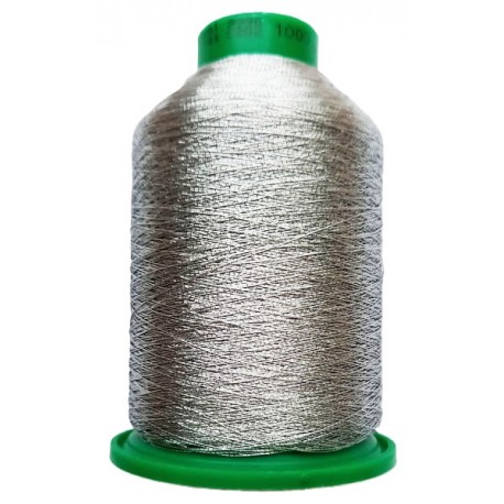 Metallized Threads for machine embroidery  "IRISMET", color 3996 - dark silver/1000 m
